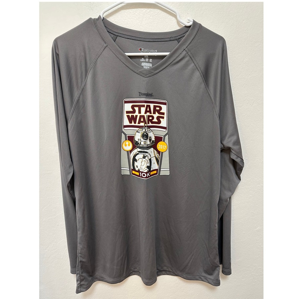 Champion Performance Mens Disneyland‎ Star Wars 10K Long Sleeve 2XL